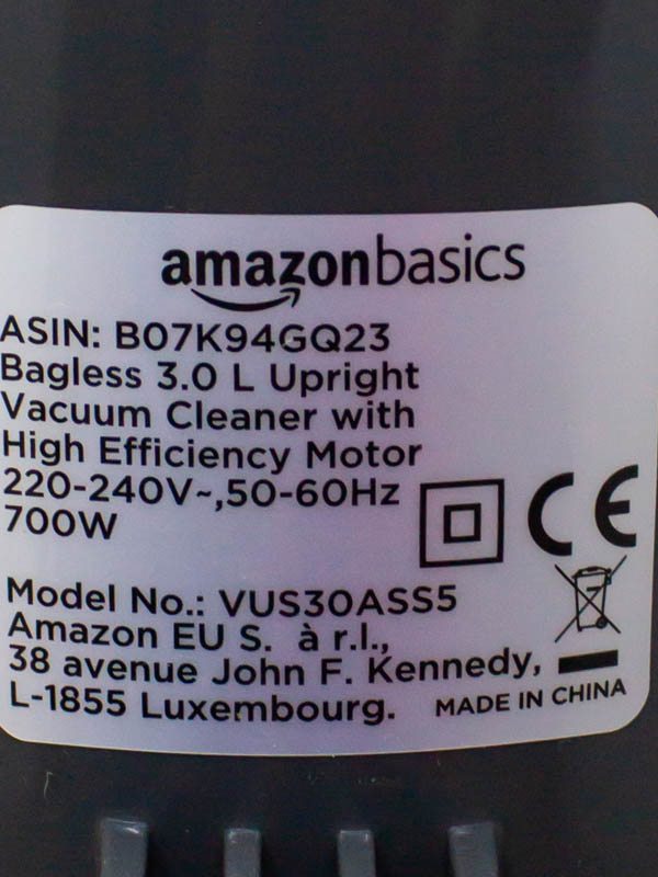 Пилосос вертикальний AmazonBasics VUS30ASS5