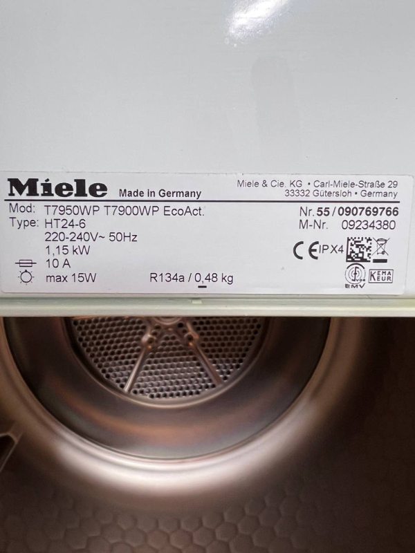 Сушильна машина Miele T 7950 WP