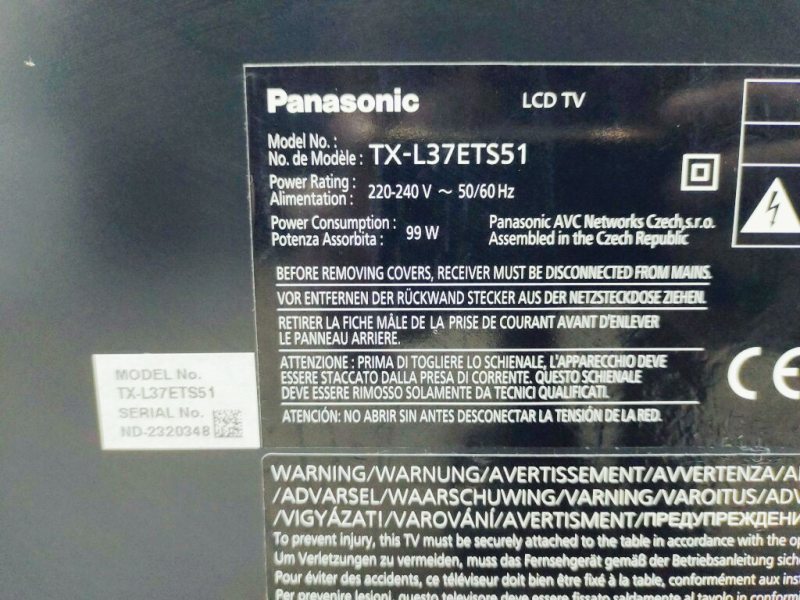 ТБ 37 Panasonic TX L37ETS51 LCD Full HD Smart TV