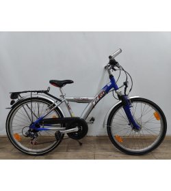 Велосипед 24 Pegasus Zoom Y4 01 підлітковий синьо-сірий алюм