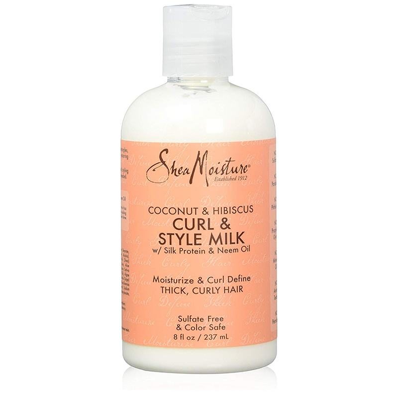 Молочко для волос Shea Moisture Coconut Hibiscus Curl Style Milk