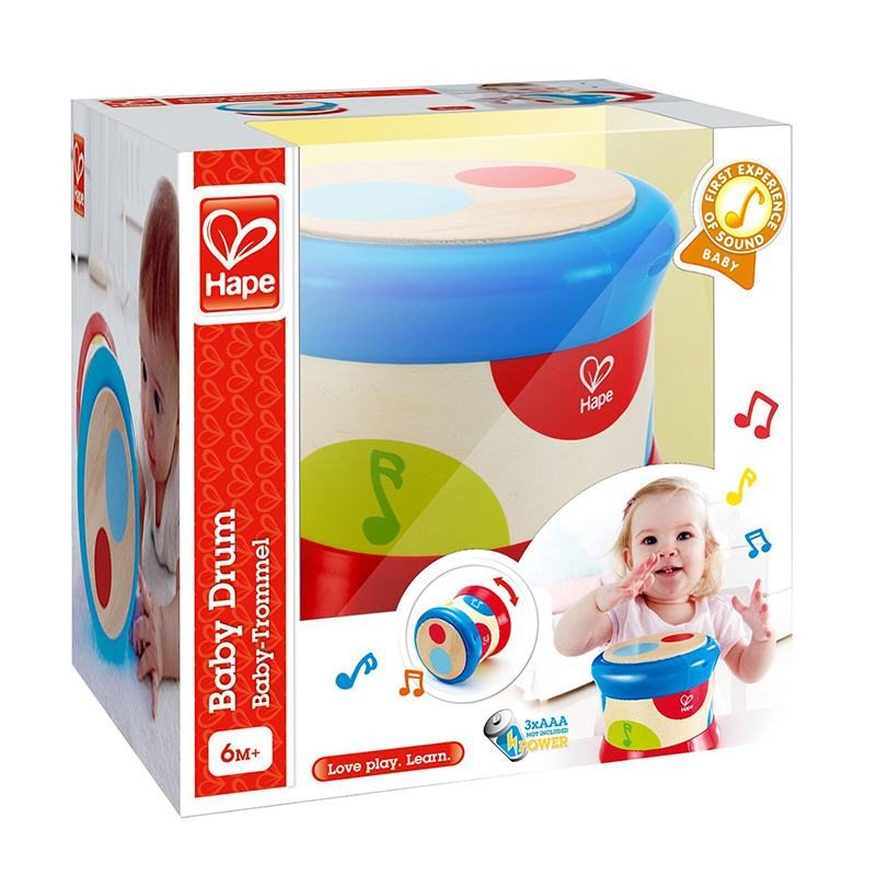 Игрушка барабан Hape Baby Drum Musical Toy