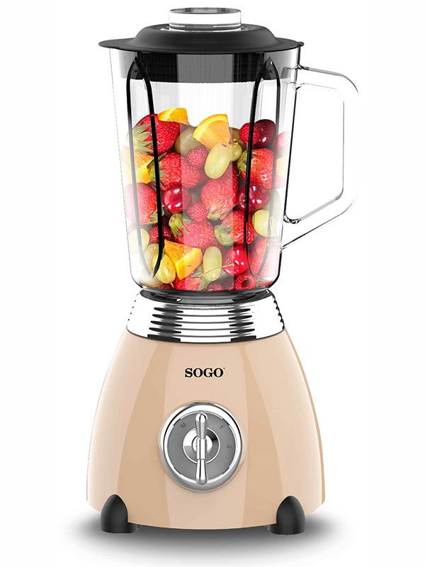 Блендер стаціонарний Sogo Retro SS 5565 500w 1500мл Cream
