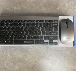 Комплект клавіатура та миша бездротової USB TRY WT110 Wireless чорно сіра