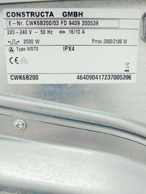 Сушильна машина Constructa CWK6B200 03