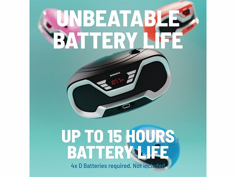 Аудіо програвач Oakcastle CD200 FM Bluetooth CD USB AUX Black