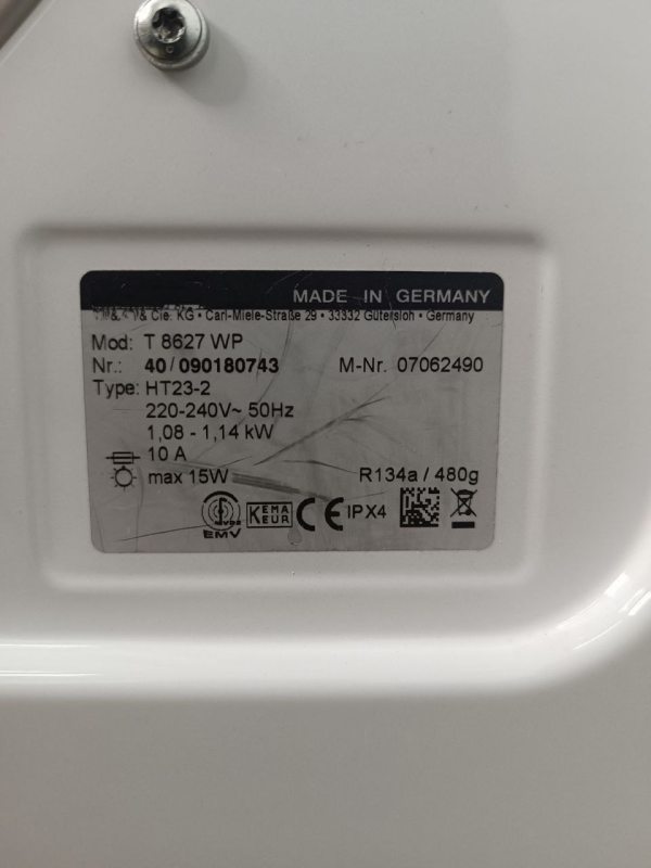 Сушильна машина Premium T 8627 WP sn 40090180743