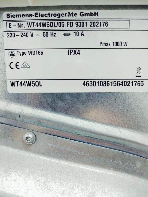 Сушильна машина Siemens IQ700 WT44W50L 05