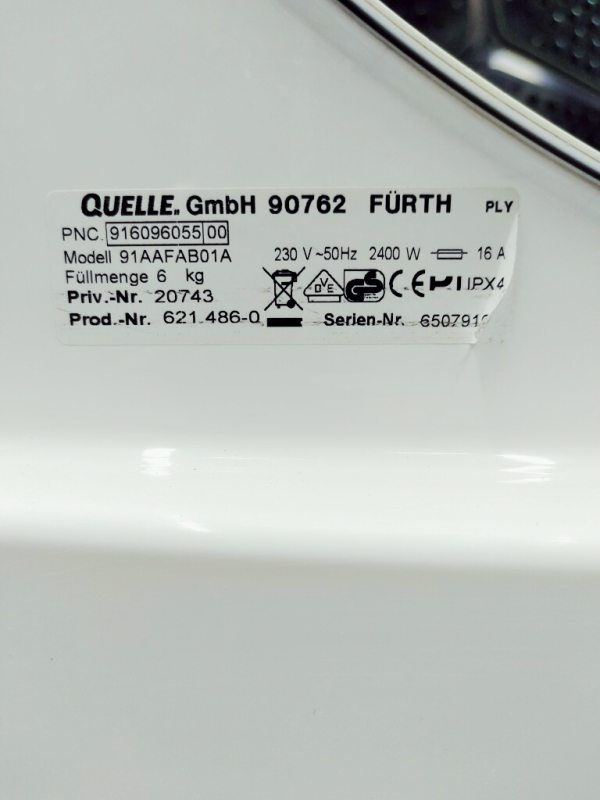 Сушильна машина Privileg 91AAFAB01A