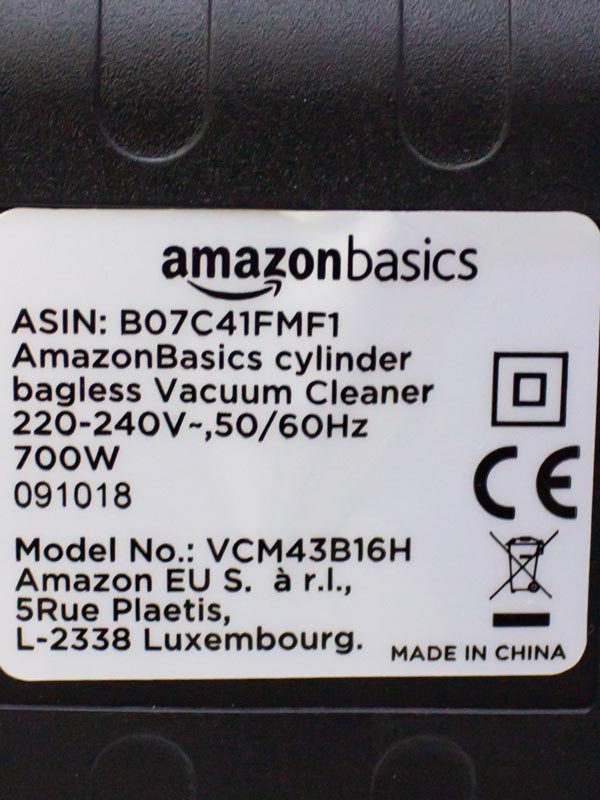 Пилосос Amazon Basics VCM43B16H