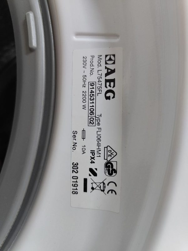 Пральна машина AEG L75475FL 2200W 7kg sn 30201918