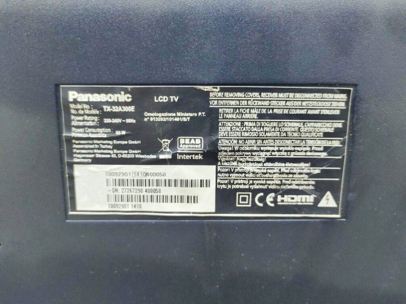 ТБ 32 Panasonic TX 32A300E LED HD