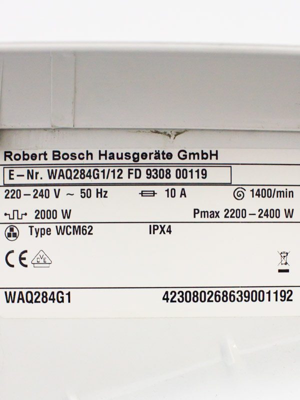 Пральна машина Bosch Avantixx7 WAQ284G1 12