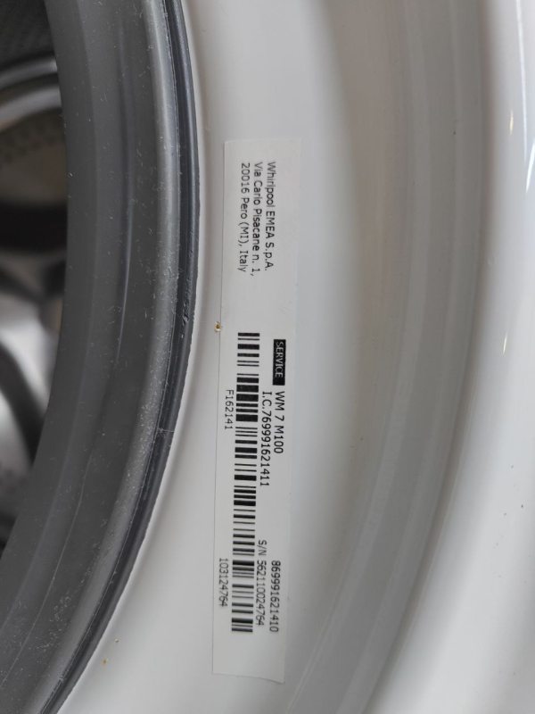 Пральна машина Bauknecht WM7 M100 1850W 7кг sn 562110024764