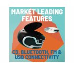 Аудіо програвач Oakcastle CD200 FM Bluetooth CD USB AUX Black