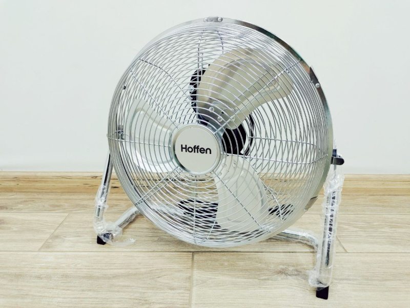 Вентилятор підлоговий Hoffen AD 0138 70w Silver