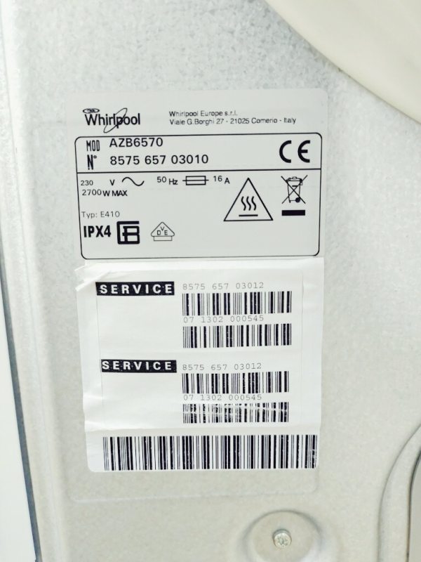 Сушильна машина Whirlpool AZB6570