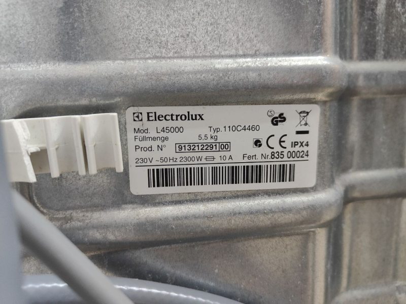 Пральна машина вертикальна AEG L45000 2300W 5.5кг sn 83500024